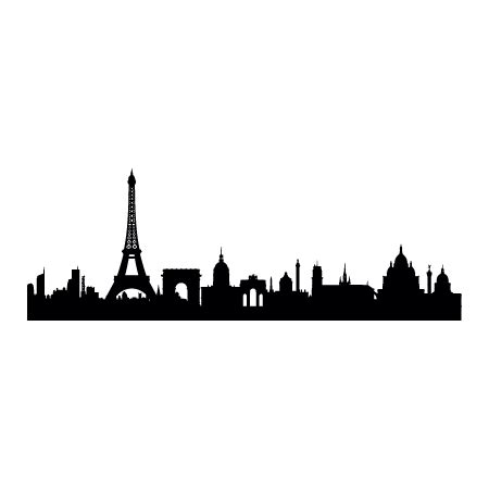 Paris Skyline Wall Quotes™ Decal | WallQuotes.com