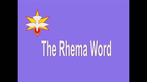 A rhema word - luvpassa