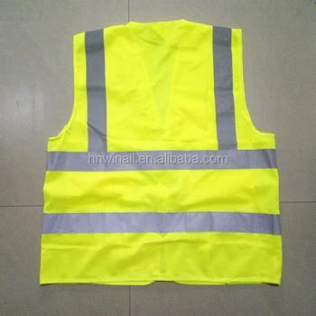 Yellow Police Reflective Safety Vest With Pockets - Buy Reflective Safety Vest,Safety Vest With ...