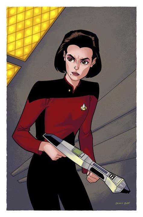 Ro Laren by ~DennisBudd | Star trek artwork, Star trek characters, Star ...