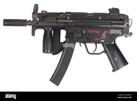 submachine gun MP5 isolated Stock Photo - Alamy