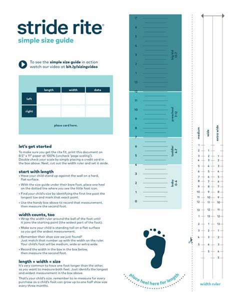 Kids' Shoe Size Chart, Baby & Toddler Shoe Size Chart | Baby shoe size ...