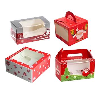 Custom Printed Custom christmas cake boxes for sale | in USA | We ...