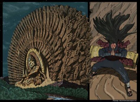 Harshirama-The first Hokage. Wood style budha 1000 hands. | Naruto ...