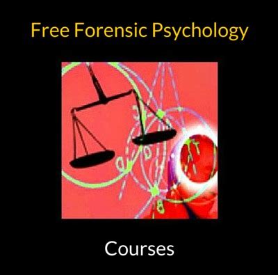 Free Forensic Psychology Courses