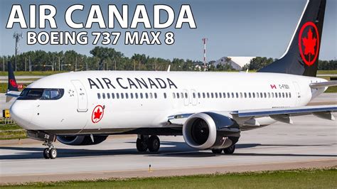 Air Canada Boeing 737 Max 8 Seating Plan | Elcho Table