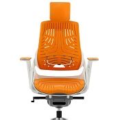 Elastomer Office Chairs. Orange Mesh Chair. Office Chairs UK