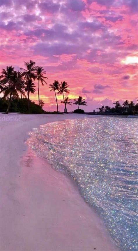 🔥 Download Saint Aesthetic Wallpaper Beach by @frankjohnson | Glitter Sunset Wallpapers, Glitter ...