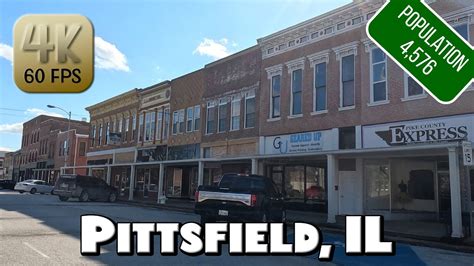 Driving Around Small Town Pittsfield, IL in 4k Video - YouTube