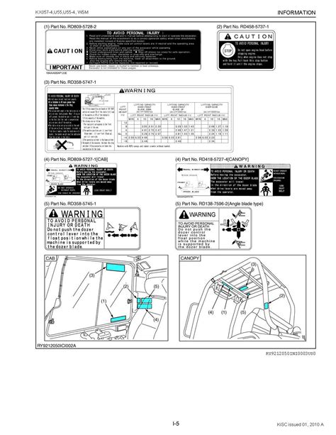 KX057-4 EXCAVATOR WORKSHOP Repair Manual KUBOTA U55 U55-4 - Etsy