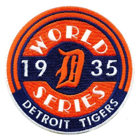 Detroit Tigers 1935 World Series Patch - Vintage Detroit Collection