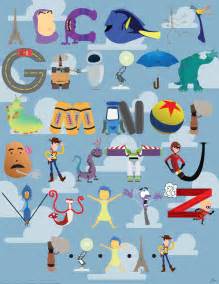 Pixar Alphabet I made in my 2D-Graphic art class. I'm really proud of ...