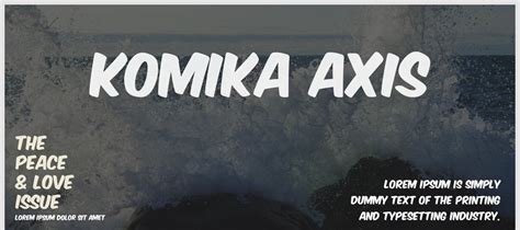 Komika Axis Font Download | Free Font.Download