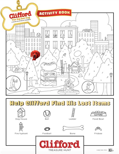 Clifford the Big Red Dog Printables and Activity Sheets - Rockin Mama™