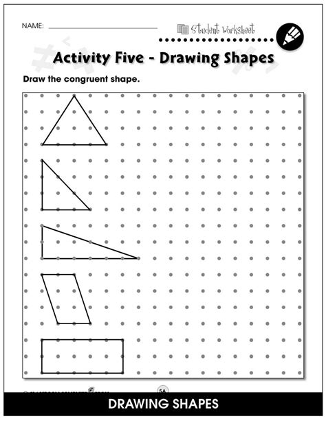 Free Congruent Shapes and Figures Worksheets | edHelper.com - Worksheets Library