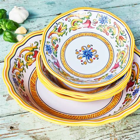 Floreale 5-Piece Pasta Set | Sur La Table | Pasta bowls, Melamine, Pasta