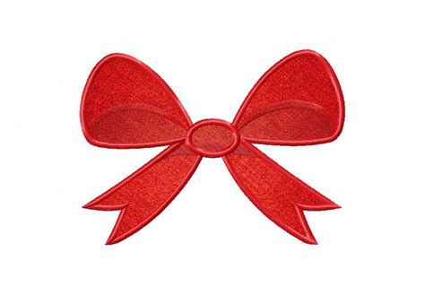 Red Bow Embroidery Design – Daily Embroidery