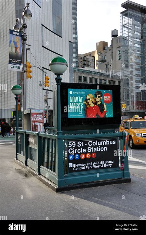 Columbus circle subway station, New York, USA Stock Photo - Alamy