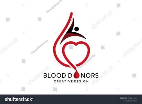 Blood Donation Logo Design Blood Donation Stock Vector (Royalty Free) 2233019493 | Shutterstock