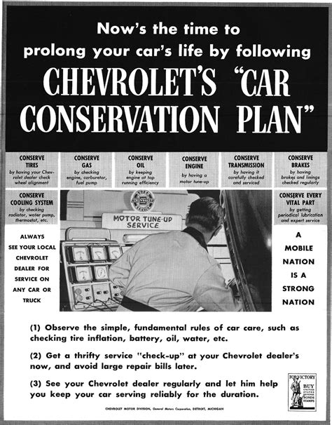 Chevrolet's "Car Conservation Plan", March 23, 1942 Life - RF Cafe