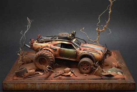 1/48 scale mad max car made from a die cast toy from target : r/MadMax