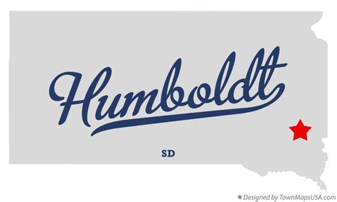 Map of Humboldt, SD, South Dakota