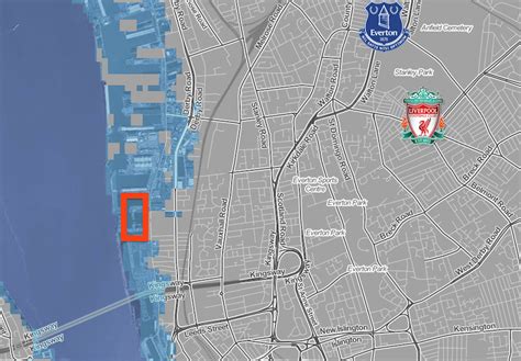 New Everton football stadium could end up underwater thanks to global warming