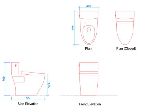 Urinal Dimensions Plan View