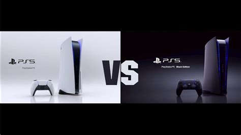 Playstation 5 black edition vs white edition (4K) - YouTube