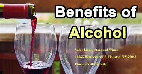 Liquor Store Westchase: Benefits of Alcohol