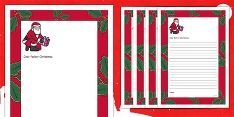 FREE! - Father Christmas Letter Template | Primary Resource