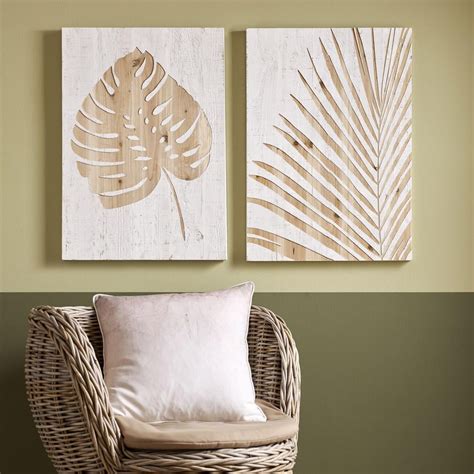 Graham & Brown Palm Leaf Laser Cut Wood Wall Art | Wall Art 2018 ...