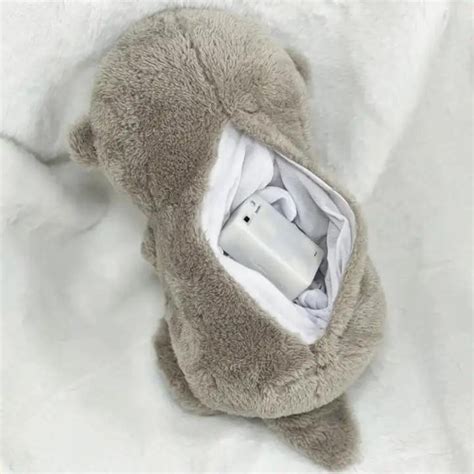 Breathing Otter Toy Sleeping Otter Plush Stuffed Toys Snuggle Schlummer Otter 36 Cm Sound Plüsch ...