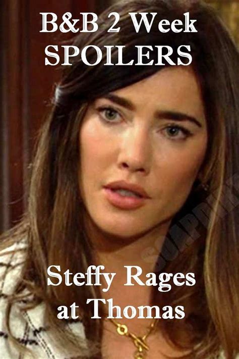 Bold and the Beautiful next two weeks - Steffy snaps on her brother Bold And The Beautiful, Her ...