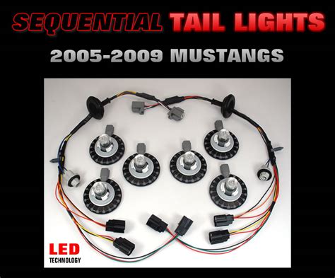 2005-2009 Mustang sequential LED tail light kit by Monzter Automotive