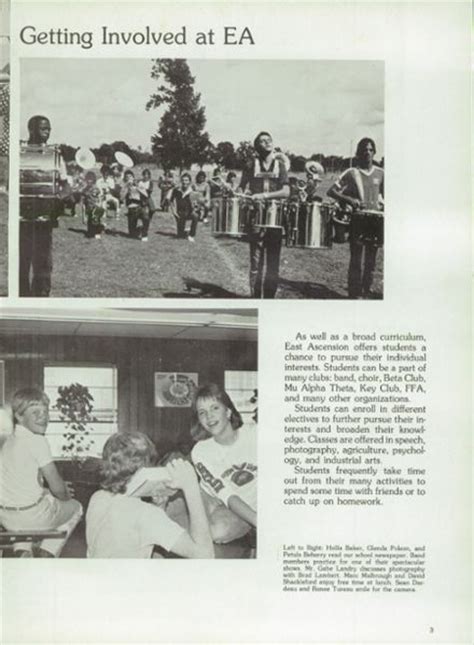 Explore 1984 East Ascension High School Yearbook, Gonzales LA - Classmates