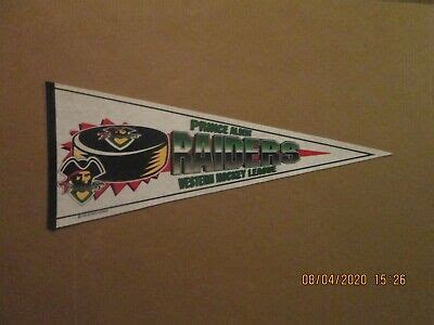 WHL Prince Albert Raiders Vintage 2000's Team Logo Hockey Pennant | eBay