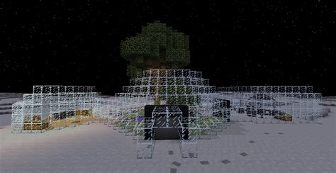 Moon base, Sweet Moon Base! (ignore the tree) : r/Minecraft