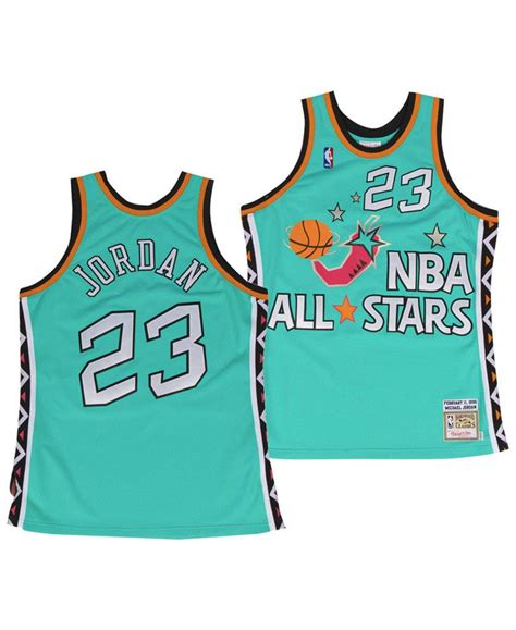 Mitchell & Ness Men's Michael Jordan 1996 Nba All Star Authentic Jersey - Teal | Nba outfit ...