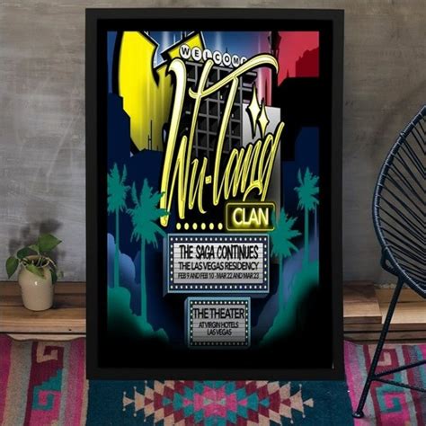 Stream Wu Tang Clan Mar 22 & 23 2024 Las Vegas, NV Poster by Hoolatee ...