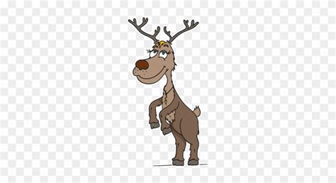 Reindeer Clipart Blitzen - Cartoon - Free Transparent PNG Clipart ...