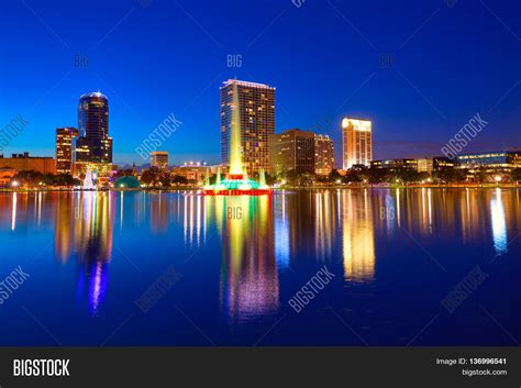 Orlando Skyline Sunset Image & Photo (Free Trial) | Bigstock