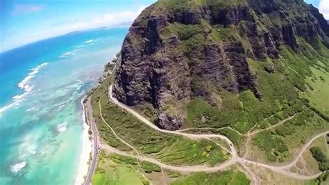 Kualoa Ranch Oahu from Helicopter where Jurassic Park filmed - YouTube