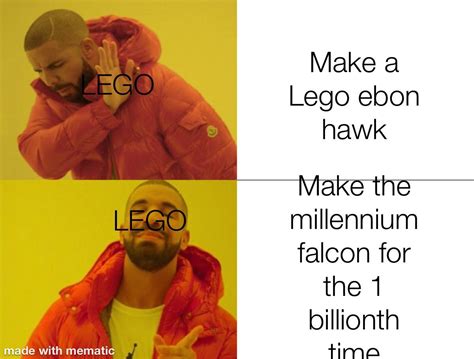 Pls give us ebon hawk LEGO : r/legomeme