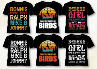 T-Shirt Design Bundle PNG SVG EPS - Buy t-shirt designs