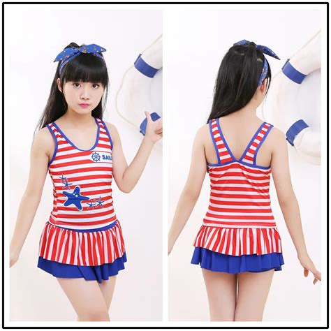 Toddler Kids Swimming Costumes Baby Girls Tankini Ruffle Stripe Bikini Swimwear Beach Monokini ...