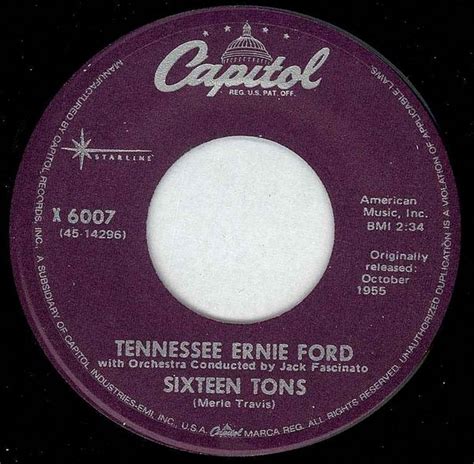 Tennessee Ernie Ford - Sixteen Tons | Releases | Discogs