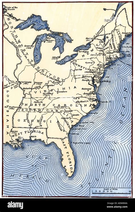 Map Of Colonies 1776