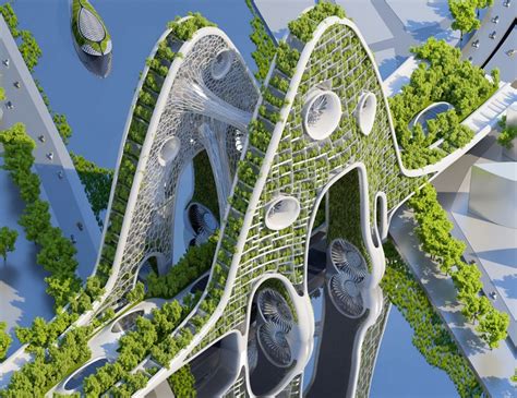 Paris Smart City 2050 with 8 Plus-Energy Towers | Vincent Callebaut