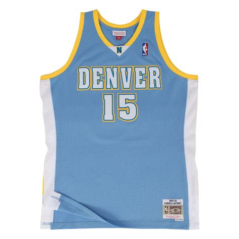 Mitchell & Ness | Denver Nuggets Blue Carmelo Anthony 2003-04 Swingman Jersey